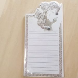 $2 Add-on Magnet Snow Leopard Memo Notepad